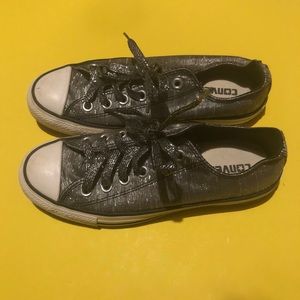 Metallic Converse All Star Low Top
